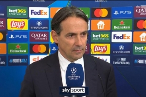 小因扎吉:球队表现从始至终无可挑剔 迪马尔科请战但冒险复出不妥